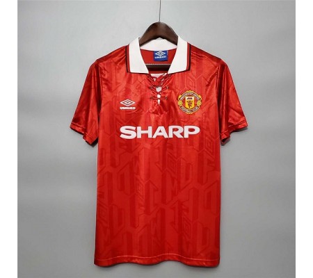 Manchester United 93/94 Home Red Soccer Jersey